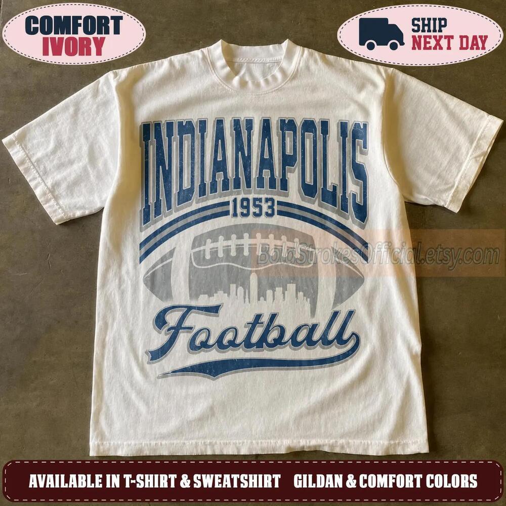 Indianapolis 90s Retro Graphic Oversized Game Day Fan